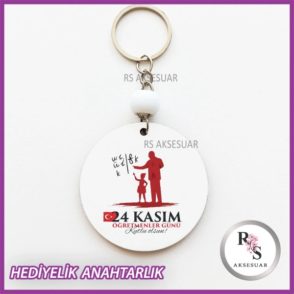 24 Kasım Öğretmen Günü Hediyelik Anahtarlık -UV140