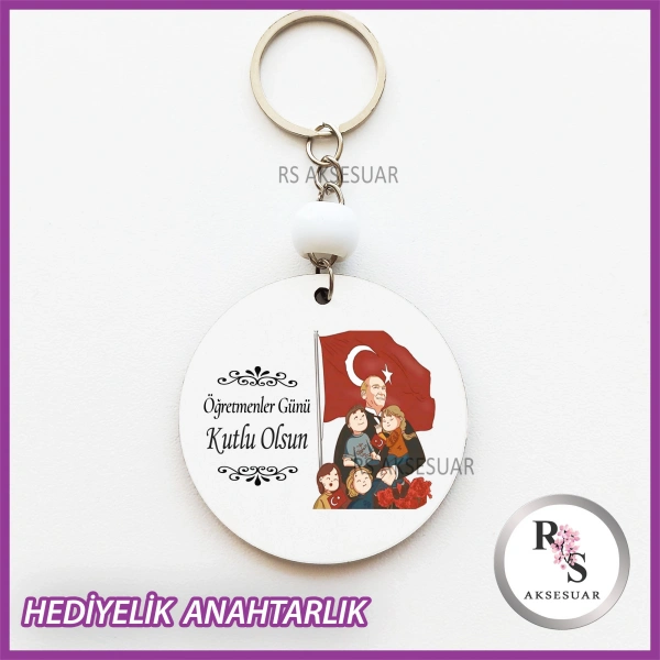 24 Kasım Öğretmen Günü Hediyelik Anahtarlık -UV142