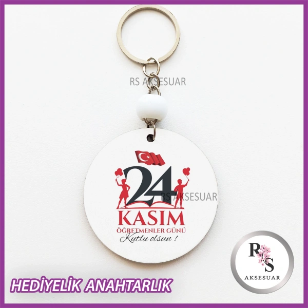 24 Kasım Öğretmen Günü Hediyelik Anahtarlık -UV141