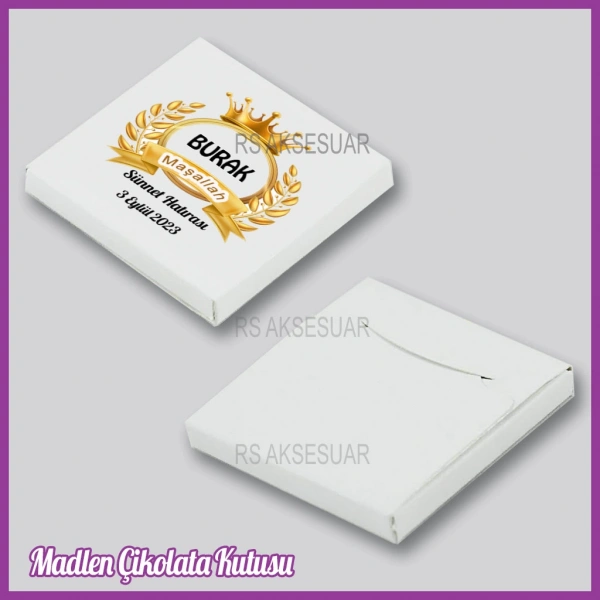 Tekli Madlen Sünnet Çikolata Kutusu - K001