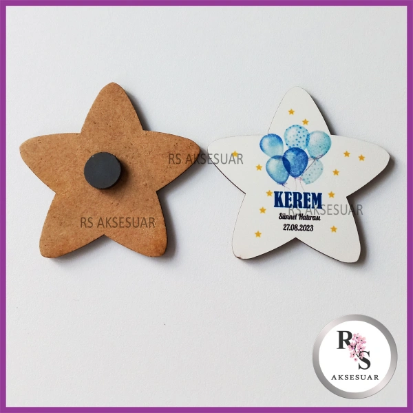 Ahşap Magnet Sünnet Hediyeliği - SS022