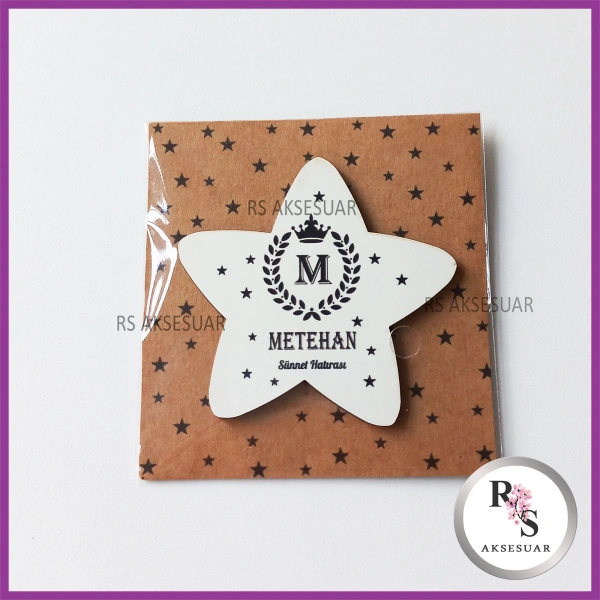 Ahşap Magnet Sünnet Hediyeliği - SS019