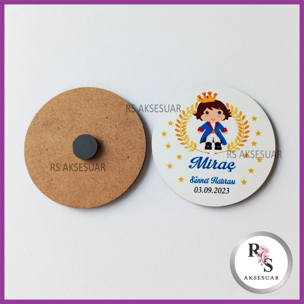 Ahşap Magnet Sünnet Hediyeliği - SS011