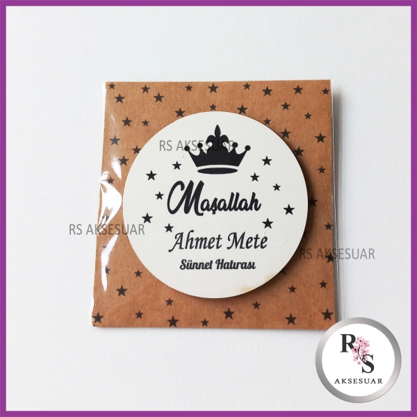 Ahşap Magnet Sünnet Hediyeliği - SS017