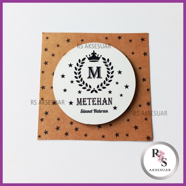 Ahşap Magnet Sünnet Hediyeliği - SS016