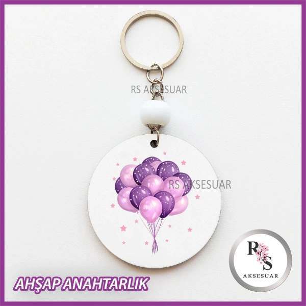 Balon Baskılı Anahtarlık -uv80