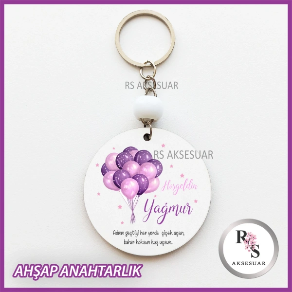 Balon Baskılı Anahtarlık -uv80