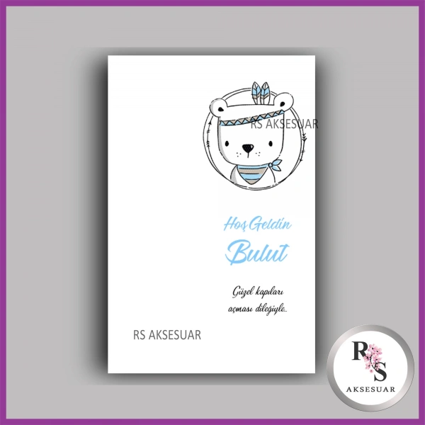 Hediyelik Ahşap Yıldız Anahtarlık İsim Kartı -rs421