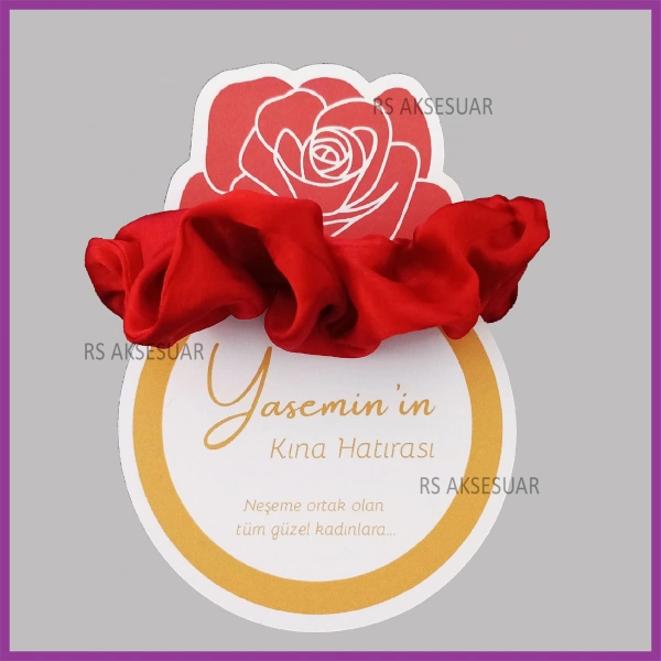 Lastik Toka Kartı -Nikah, Nişan, Kına Hatırası