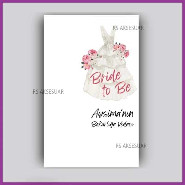 Hediyelik Kartı - Düğün, Nişan, Söz Anahtarlık Kartı - rs5418