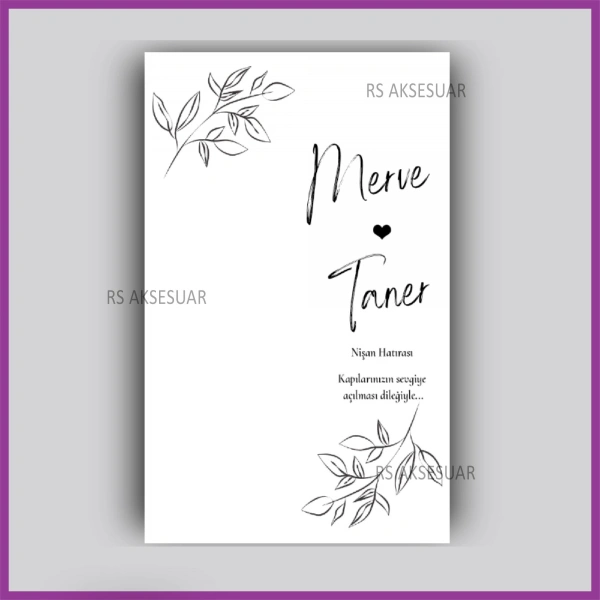 Hediyelik Yıldız Anahtarlık İsim Kartı