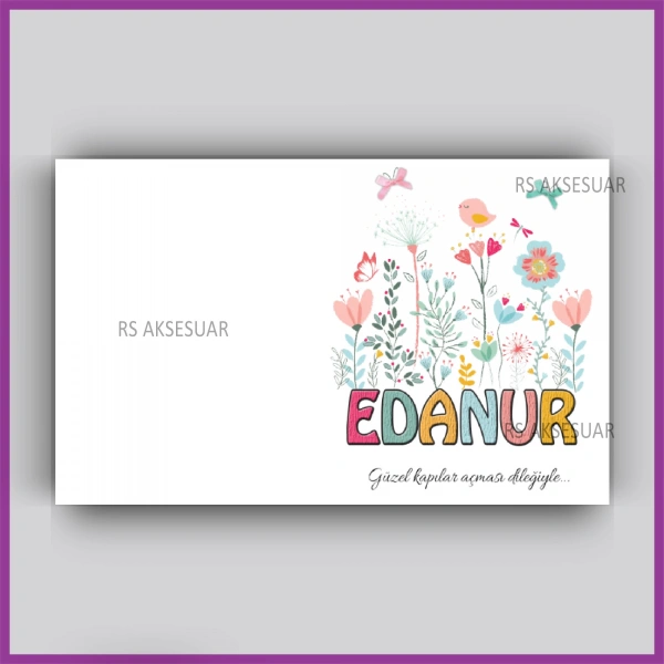 Hediyelik Yıldız Anahtarlık İsim Kartı