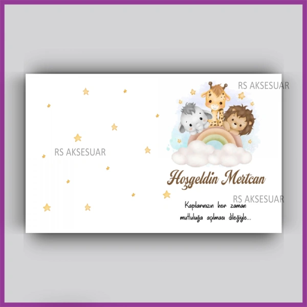 Hediyelik Yıldız Anahtarlık İsim Kartı