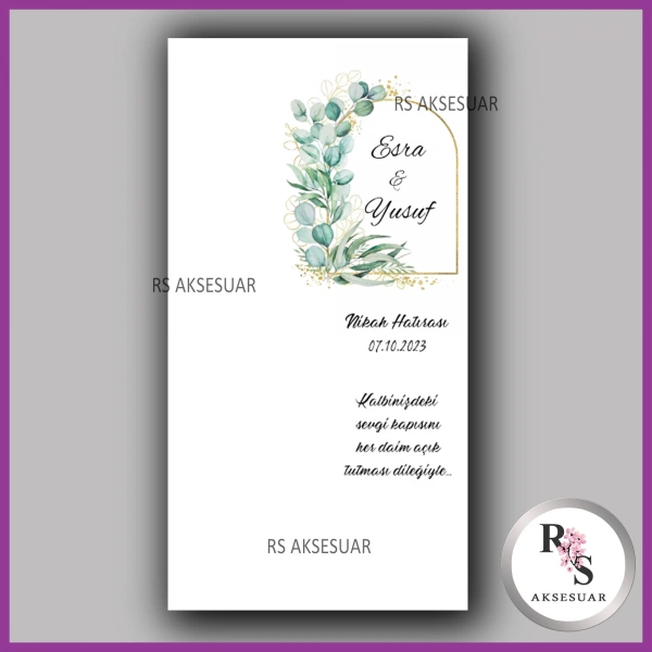 Hediyelik Makrome Anahtarlık İsim Kartı -rs388