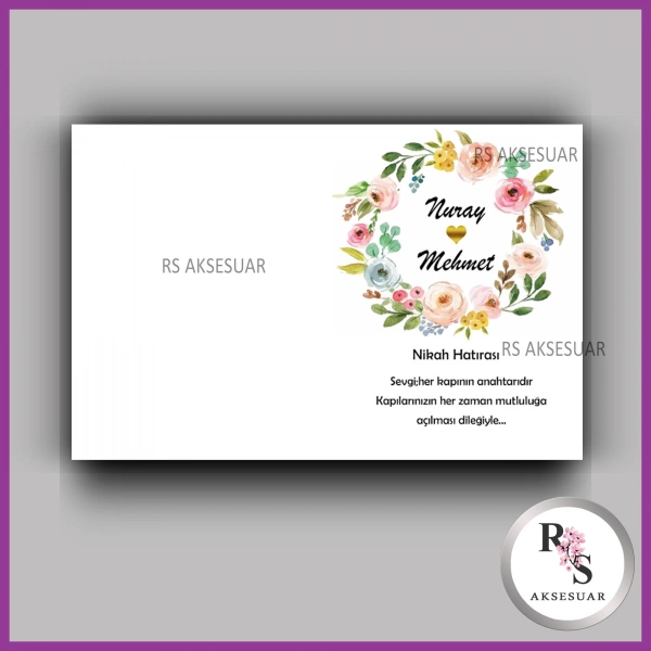 Hediyelik Yıldız Anahtarlık İsim Kartı -rs391