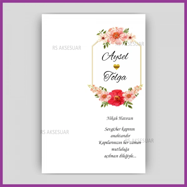 Hediyelik Yıldız Anahtarlık İsim Kartı -rs397