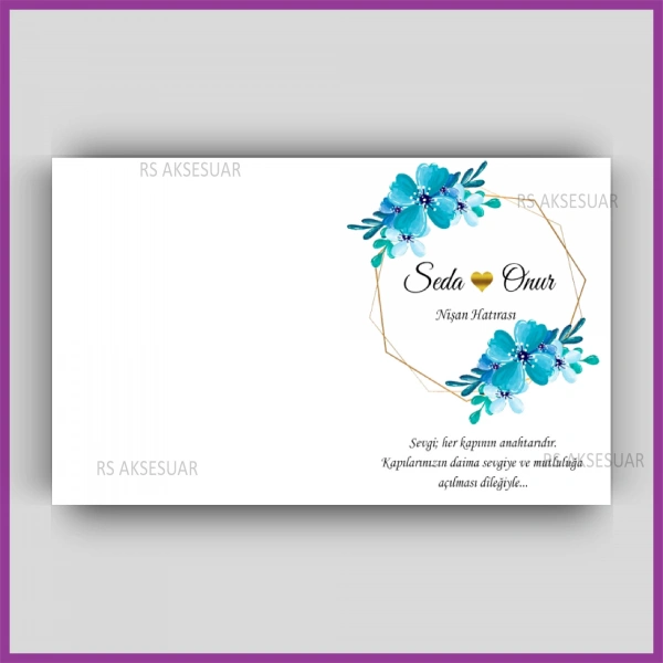 Hediyelik Yıldız Anahtarlık İsim Kartı -rs399