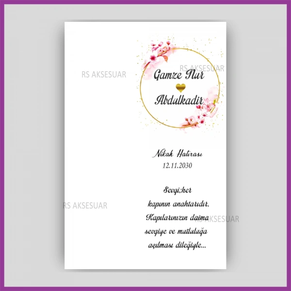 Hediyelik Yıldız Anahtarlık İsim Kartı -rs401