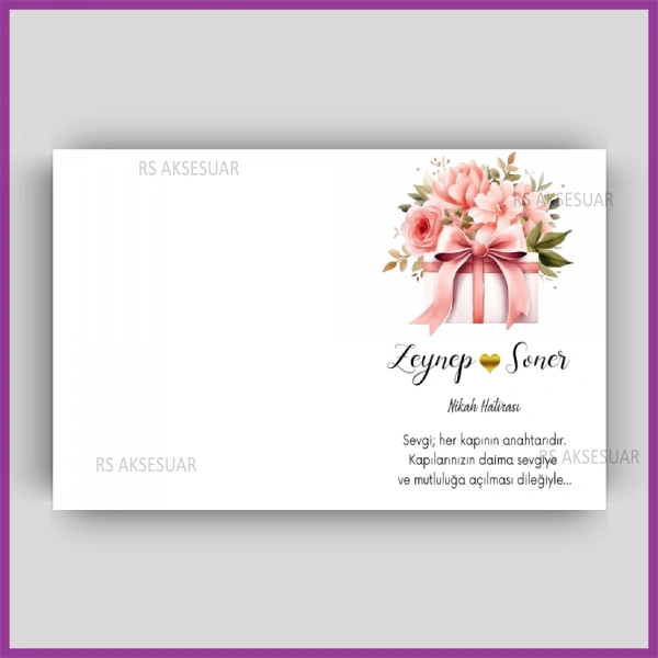 Hediyelik Yıldız Anahtarlık İsim Kartı -rs402