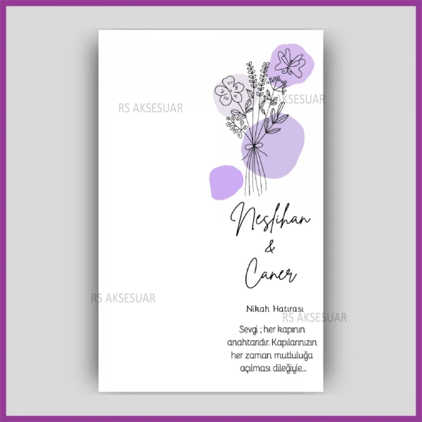 Hediyelik Yıldız Anahtarlık İsim Kartı -rs410