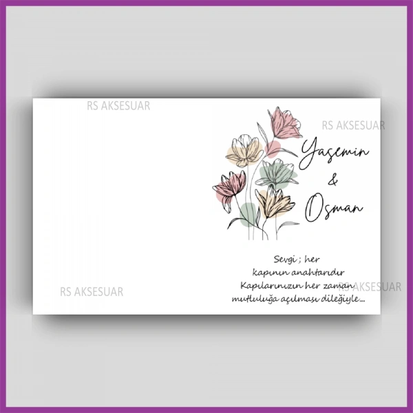 Hediyelik Yıldız Anahtarlık İsim Kartı -rs412