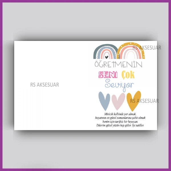 Karne Hediyesi Anahtarlık Kartı  - rs5382