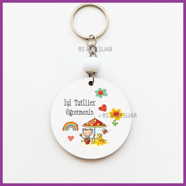 Karne Hediyesi Baskılı Anahtarlık