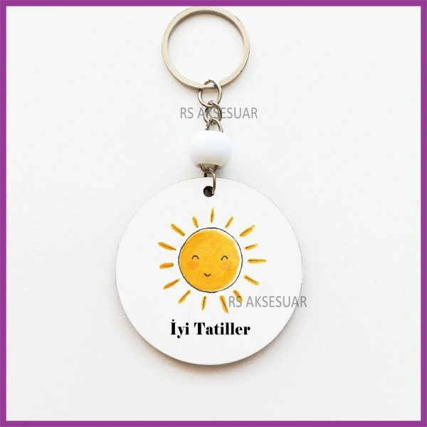 Karne Hediyesi Baskılı Anahtarlık