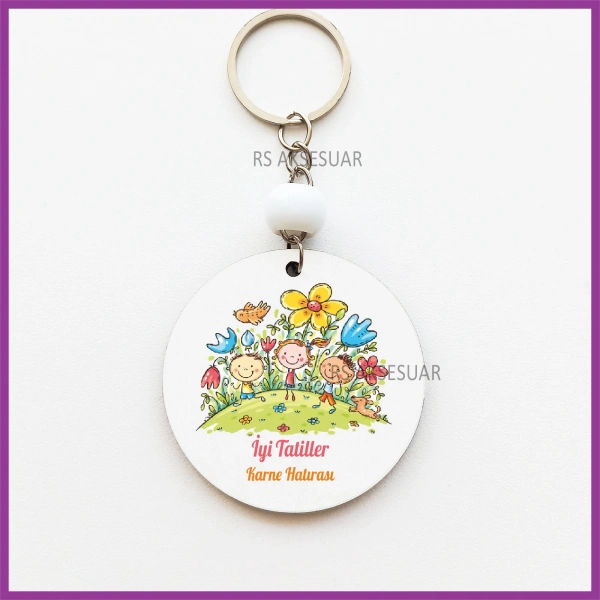 Karne Hediyesi Baskılı Anahtarlık