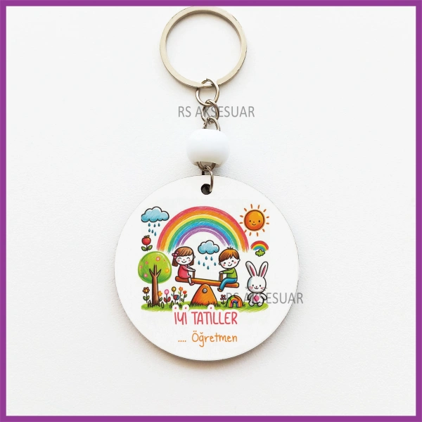 Karne Hediyesi Baskılı Anahtarlık