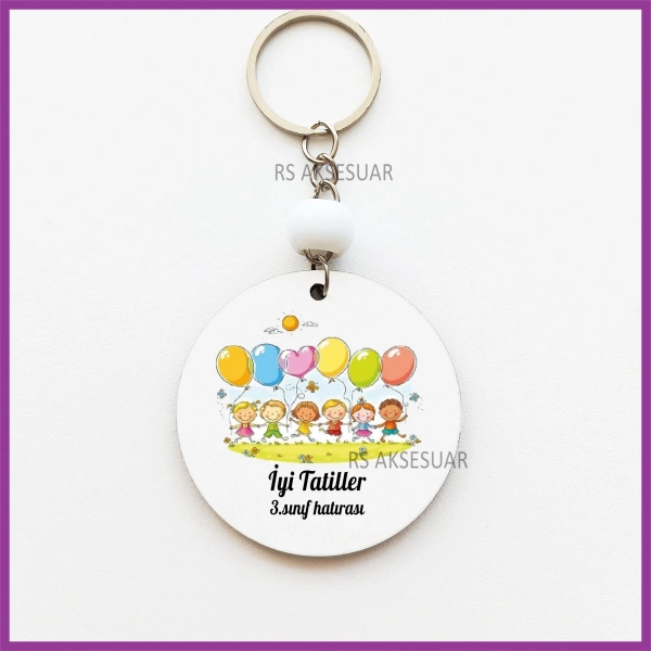 Karne Hediyesi Baskılı Anahtarlık