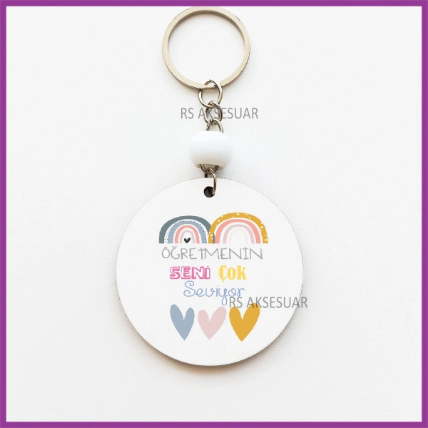 Karne Hediyesi Baskılı Anahtarlık