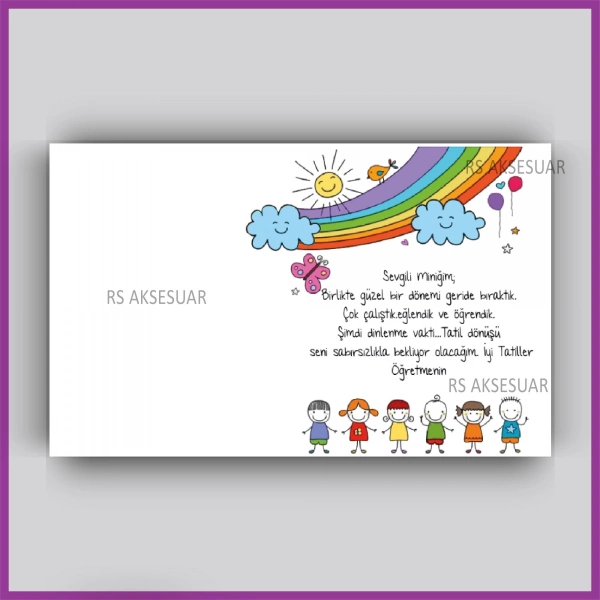 Karne Hediyesi Anahtarlık Kartı  - rs5393