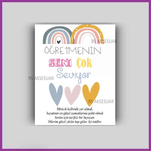 Karne Hediyesi Bileklik Kartı