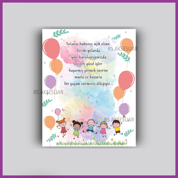 Karne Hediyesi Bileklik Kartı