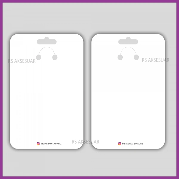 Kişiye Özel Logolu Anahtarlık Kartı -RS6296