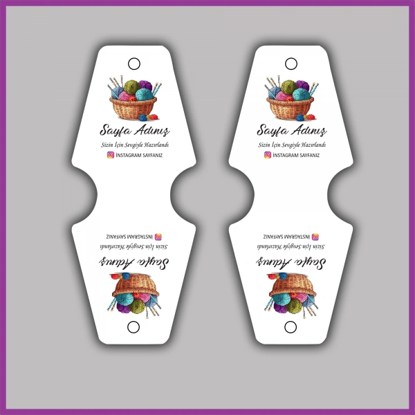 Kişiye Özel Logolu Takı ve Toka Kartı - BS015