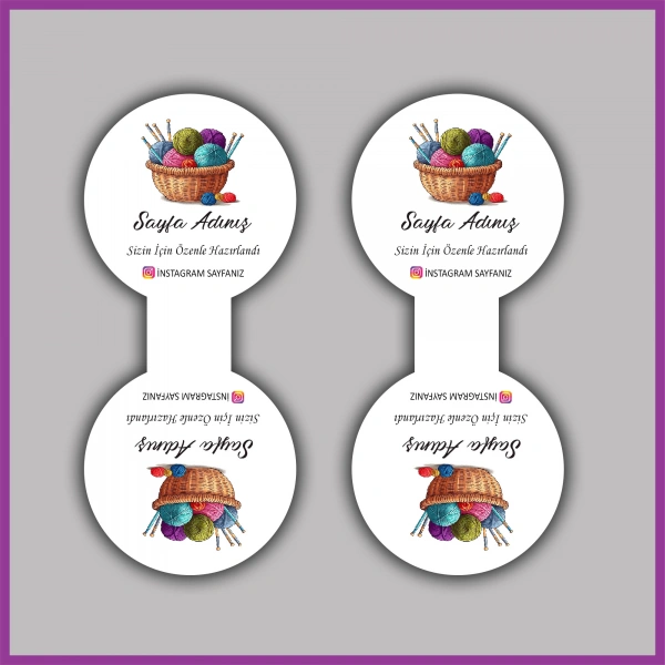 Kişiye Özel Logolu Takı ve Toka Kartı - BS017