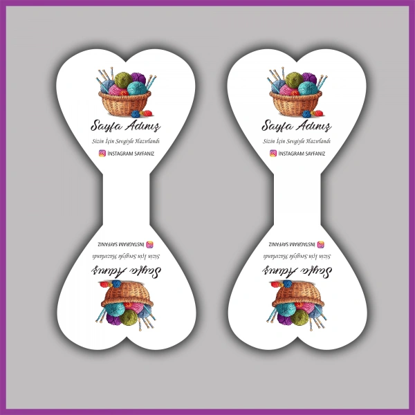 Kişiye Özel Logolu Takı ve Toka Kartı - BS016