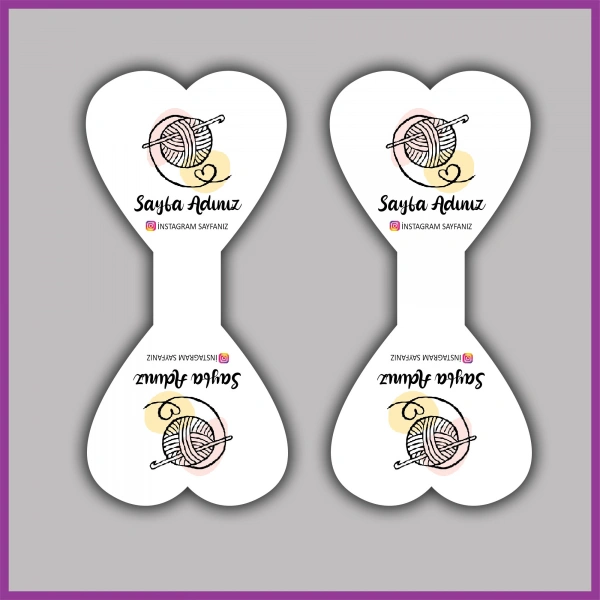 Kişiye Özel Logolu Takı ve Toka Kartı - BS046