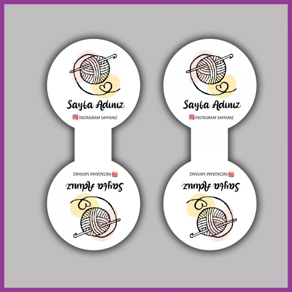 Kişiye Özel Logolu Takı ve Toka Kartı - BS047