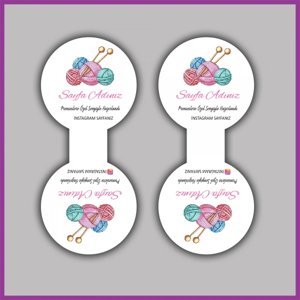 Kişiye Özel Logolu Takı ve Toka Kartı - BS057