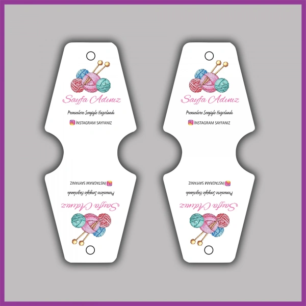 Kişiye Özel Logolu Takı ve Toka Kartı - BS055