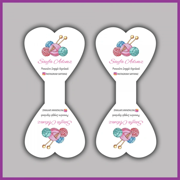 Kişiye Özel Logolu Takı ve Toka Kartı - BS056