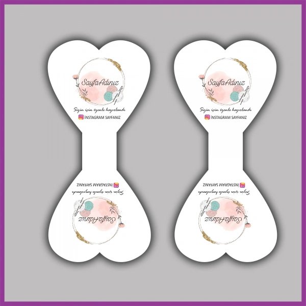 Kişiye Özel Logolu Takı ve Toka Kartı - BS106