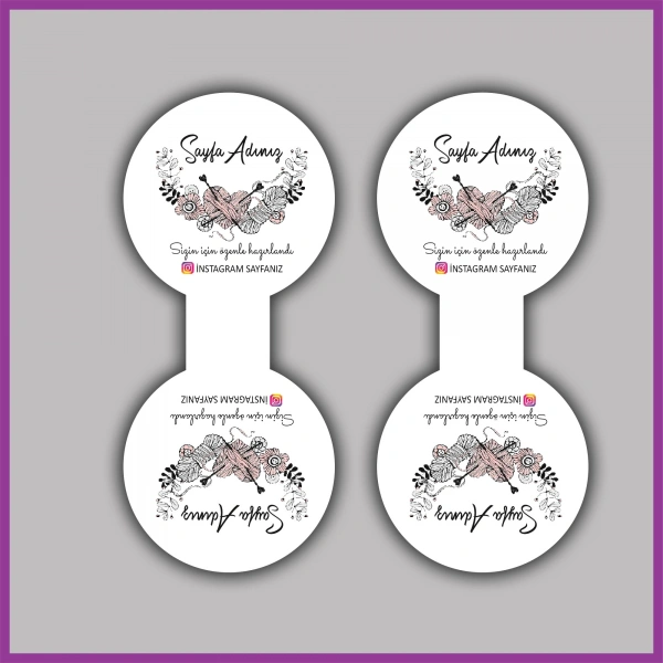 Kişiye Özel Logolu Takı ve Toka Kartı - BS097