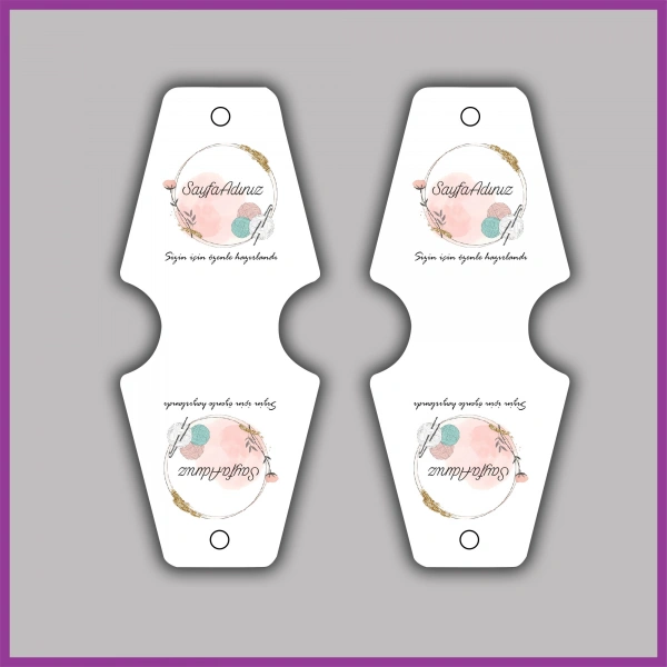 Kişiye Özel Logolu Takı ve Toka Kartı - BS105