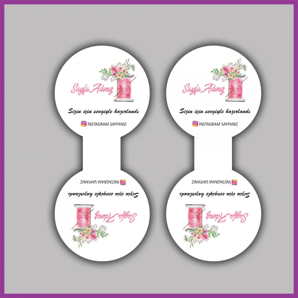 Kişiye Özel Logolu Takı ve Toka Kartı - BS117