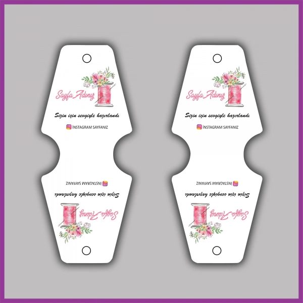 Kişiye Özel Logolu Takı ve Toka Kartı - BS115