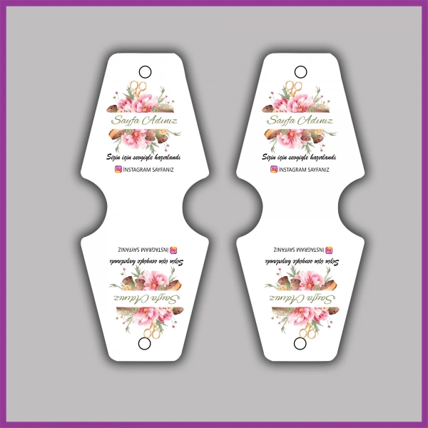 Kişiye Özel Logolu Takı ve Toka Kartı - BS125